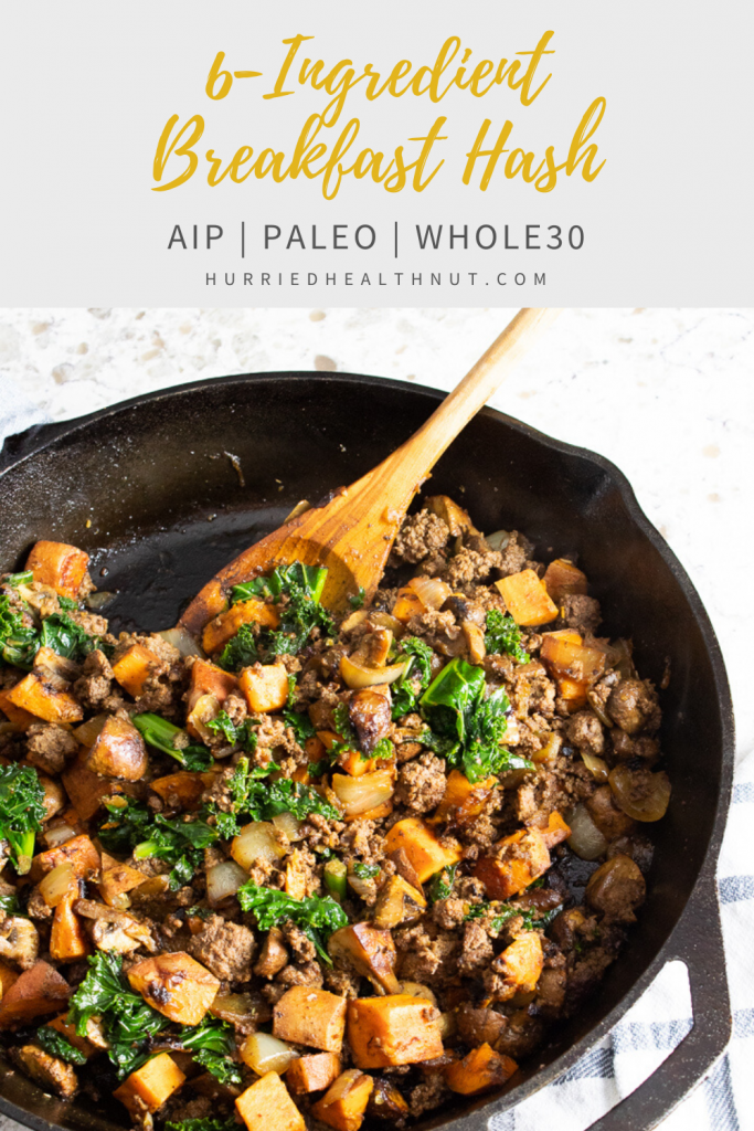6-Ingredient Breakfast Hash (Paleo, AIP, Whole30) | Hurried Health Nut