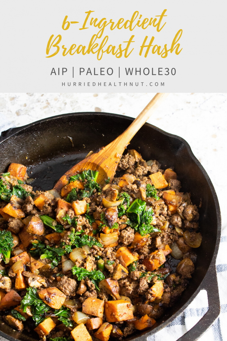 6-Ingredient Breakfast Hash (Paleo, AIP, Whole30) - Hurried Health Nut