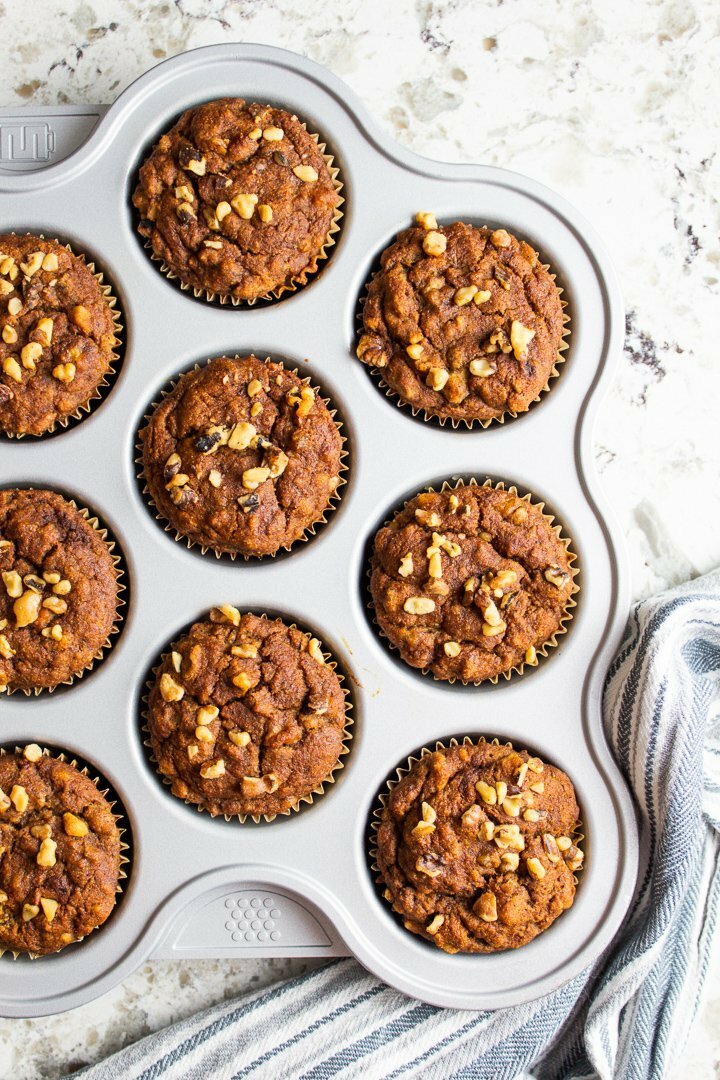 AIP Banana Muffins top view.