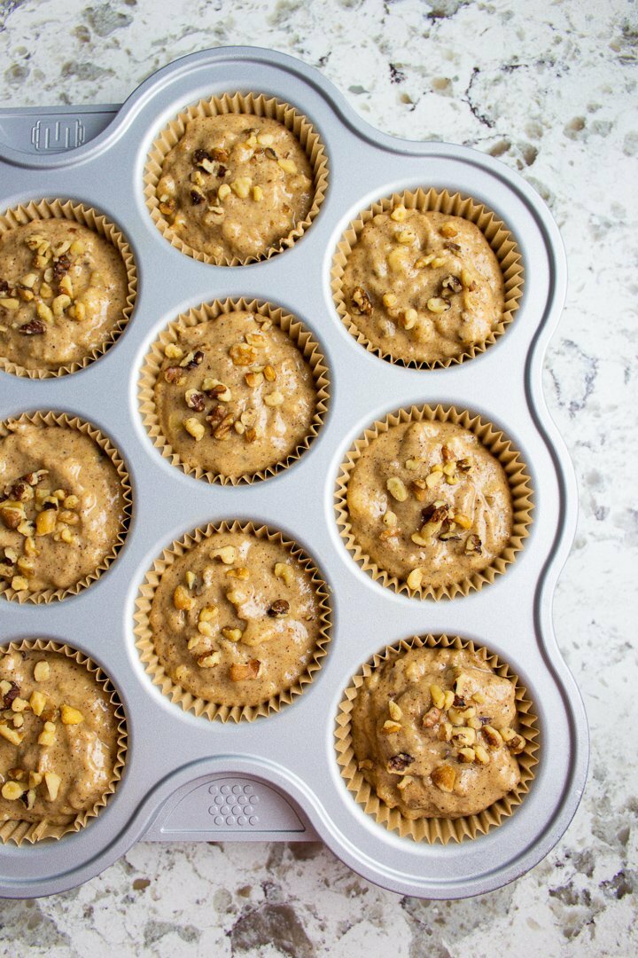 AIP Banana Muffins just before baking.